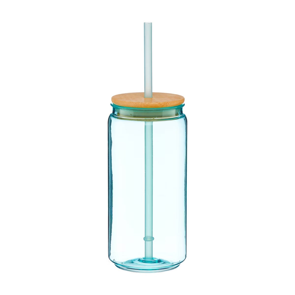 Plastic cups with straws